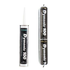 Tremco Dymonic 100 sealant in cartridge and sausage packaging