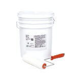 ExoAir 2000 white pail with roller for vapor permeable membrane