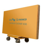 Securock ExoAir 430 gypsum panels with factory-applied membrane