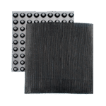 TREMDRAIN drainage mat with filter fabric for foundation waterproofing systems
