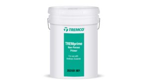 TREMprime Non-Porous Primer pail for metal and glass surface preparation
