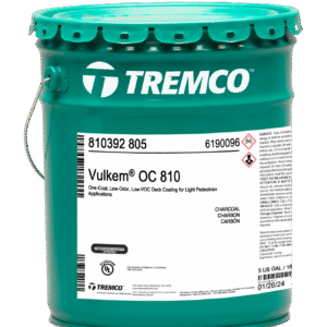 Vulkem OC810 waterproofing top coat pail for concrete decks and balconies