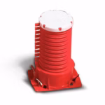 3M Fire Barrier Cast‑In Device for Plastic Pipes – one‑piece intumescent collar for non‑metallic pipe penetrations up to 3 hours fire-rated
