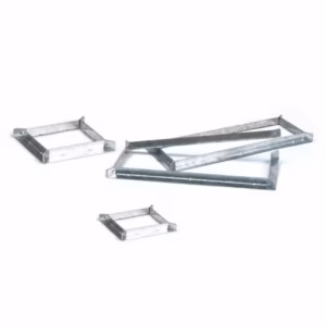 3M Fire Barrier Pass‑Through Brackets Square – metal support brackets for square firestop pass‑through devices