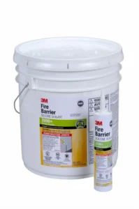 3M™ Fire Barrier Silicone Sealant 2000+ — Silicone-based firestop sealant for through-penetrations and dynamic joints.
