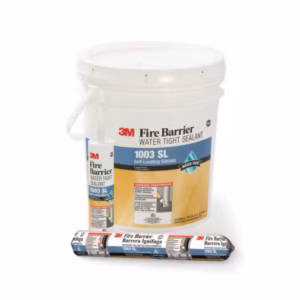 3M™ Fire Barrier Water Tight Sealant 1000 SL — Self-leveling silicone firestop sealant for water-tight horizontal joints.