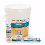 3M™ Fire Barrier Water Tight Sealant 3000 WT — Silicone firestop sealant offering water-tight protection and high flexibility.