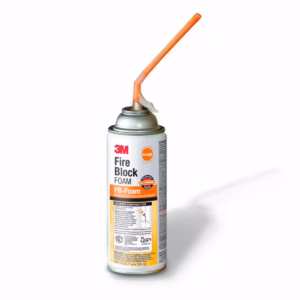 3M™ Fire Block Foam FB-Foam — Expanding polyurethane fireblock foam for non-rated construction.