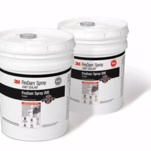 3M FireDam Spray 200 – red, intumescent fire‑stop spray for annular space protection