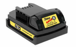 Albion® 18V Li-Ion Battery — Rechargeable power source for Albion Power Dispensers used with 3M™ Fire Barrier Rated Foam.