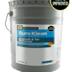 Asphalt & Tar Remover — Heavy-duty solvent cleaner for asphalt, tar, grease, and oil stains on masonry and concrete.