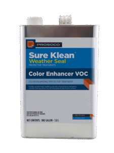 Sure Klean Color Enhancer VOC – Deepens natural color and protects porous masonry from moisture and efflorescence.