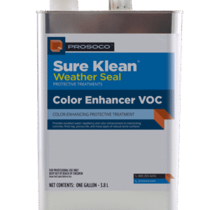 Sure Klean Color Enhancer VOC – Deepens natural color and protects porous masonry from moisture and efflorescence.