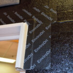 EnviroDri flashing applied around arched window opening