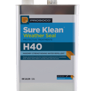 H40 — High-performance masonry repellent and consolidation treatment for vertical surfaces.