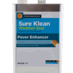Paver Enhancer – Color intensifying, water-repellent treatment for interlocking concrete and porous tile.