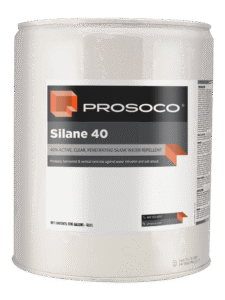 Silane 40 — 40% active silane sealer for durable, breathable water repellency on concrete and masonry.