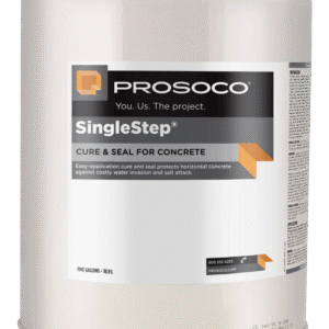 SingleStep — Acrylic-silane cure & seal system for new and existing concrete surfaces.