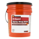 Spray Wrap MVP pink fluid-applied air barrier by PROSOCO