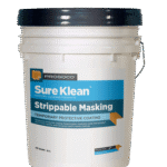 Strippable Masking – Temporary protective white coating for glass, metal, and polished stone during masonry cleaning.