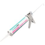 TREMPRO Chem-X Pro hybrid sealant in caulking gun for construction joints