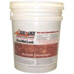 Ultra Wet Look Sealer providing glossy wet finish on paver surface