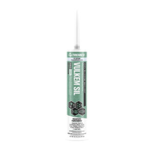 Vulkem SIL 100% silicone clear sealant for flexible, non-sag window, door, and siding applications