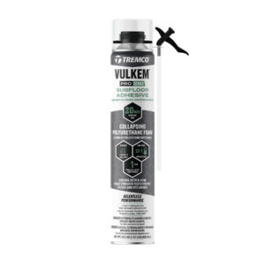 Vulkem Subfloor Adhesive cartridge for wood-to-wood and wood-to-concrete bonding