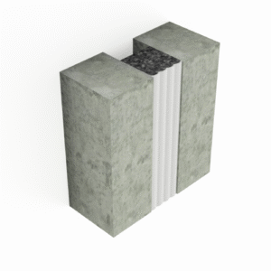 Willseal Seismic SAF-V — Pre-compressed vertical seismic safety expansion joint seal for sensitive occupancy buildings.