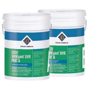 EUCO QWIKjoint UVR 95 Part A and B polyurea joint filler buckets