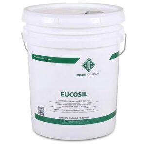 Eucosil liquid densifier and sealer for concrete in 5-gallon pail