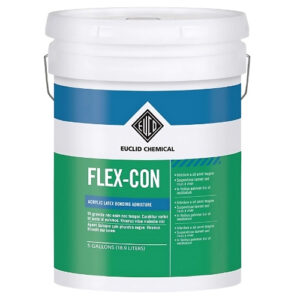 FLEX-CON bonding admixture packaging and technical data
