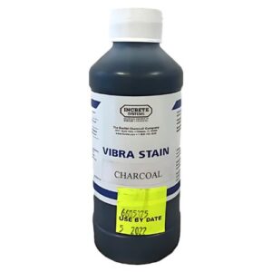 INCRETE Vibra Stain SB bottle in charcoal color