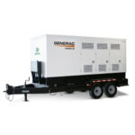 Generac MG6210N2 185kW gas generator trailer