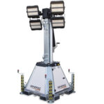 Generac CTF-10 33-foot LED plug-in light tower with four 240W fixtures