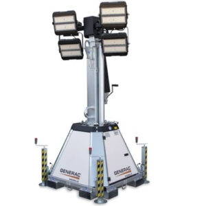 Generac CTF-10 33-foot LED plug-in light tower with four 240W fixtures