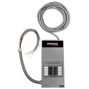 Generac 100A transfer switch with 16 circuits and indoor-rated enclosure