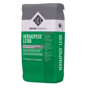 VersaSpeed LS100 repair mortar for extended working horizontal concrete applications.